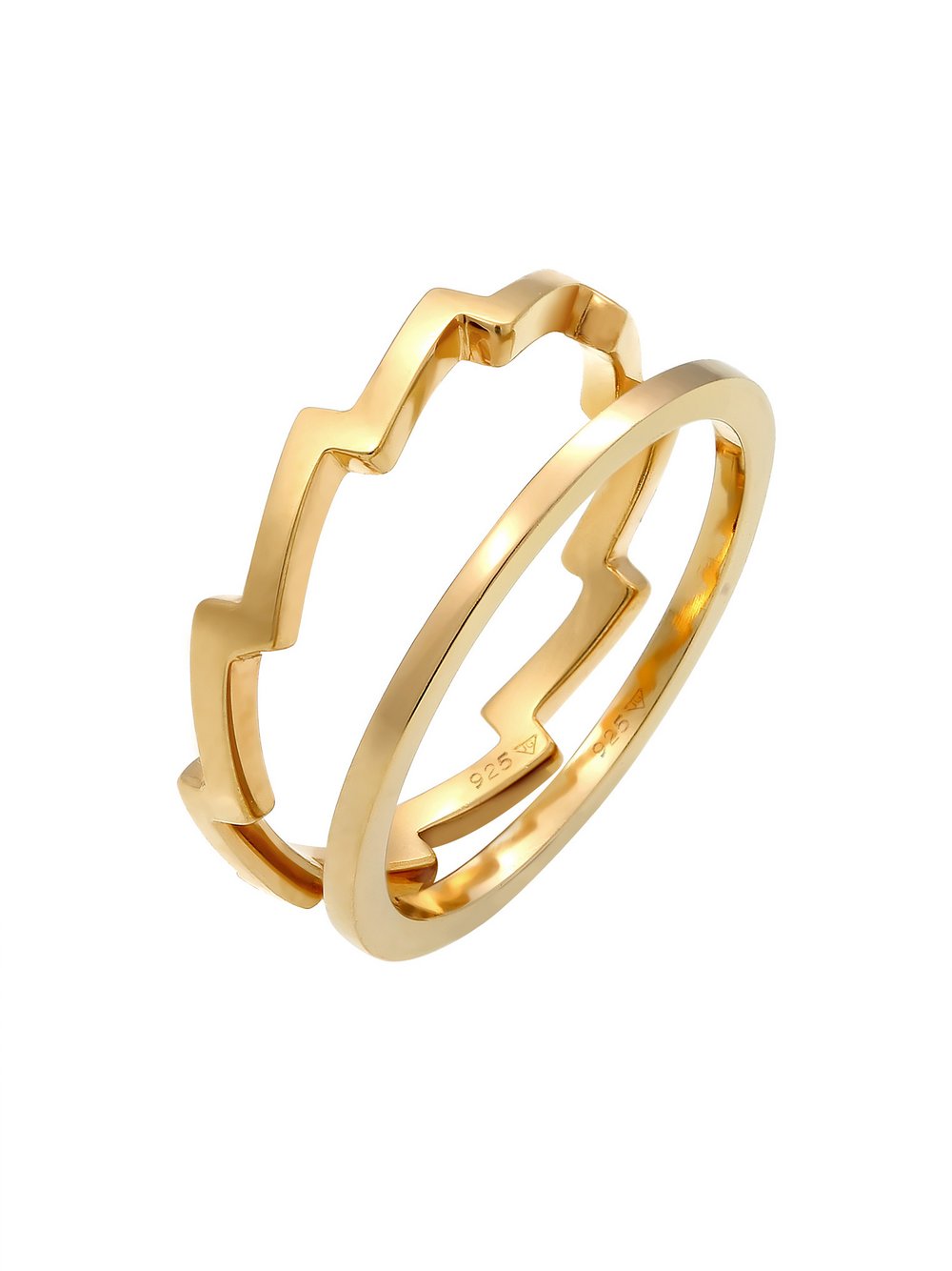 Elli Ring Damen Sterlingsilber gold, 52