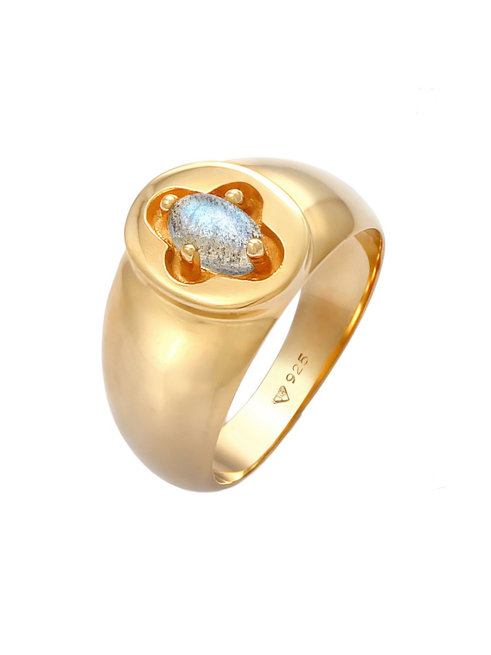 Elli PREMIUM Ring Damen Sterlingsilber gold, 54