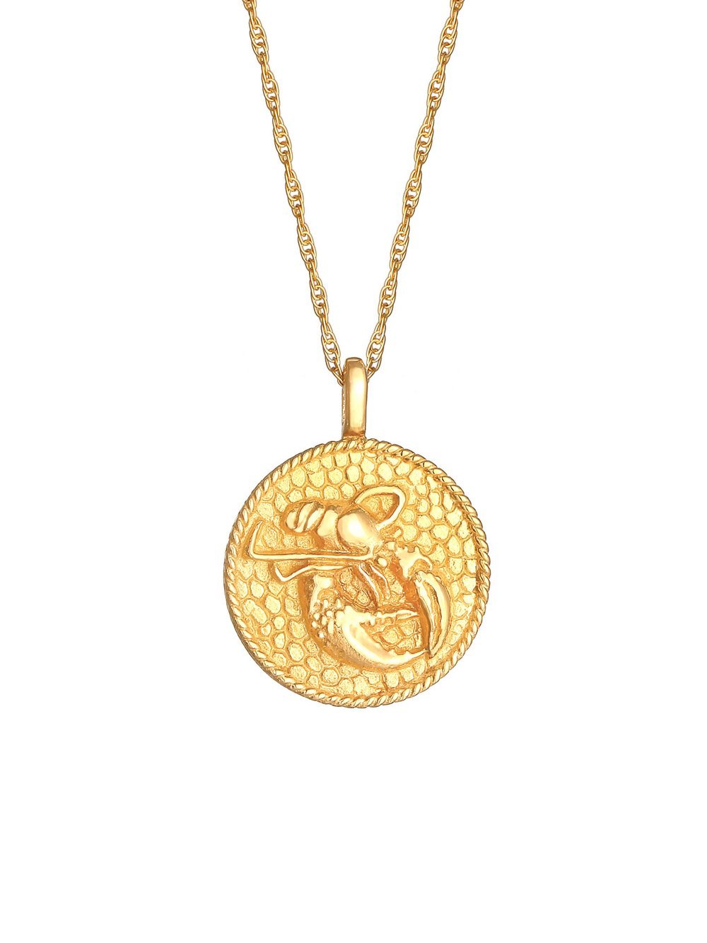 Elli Halskette Damen Sterlingsilber gold, 45