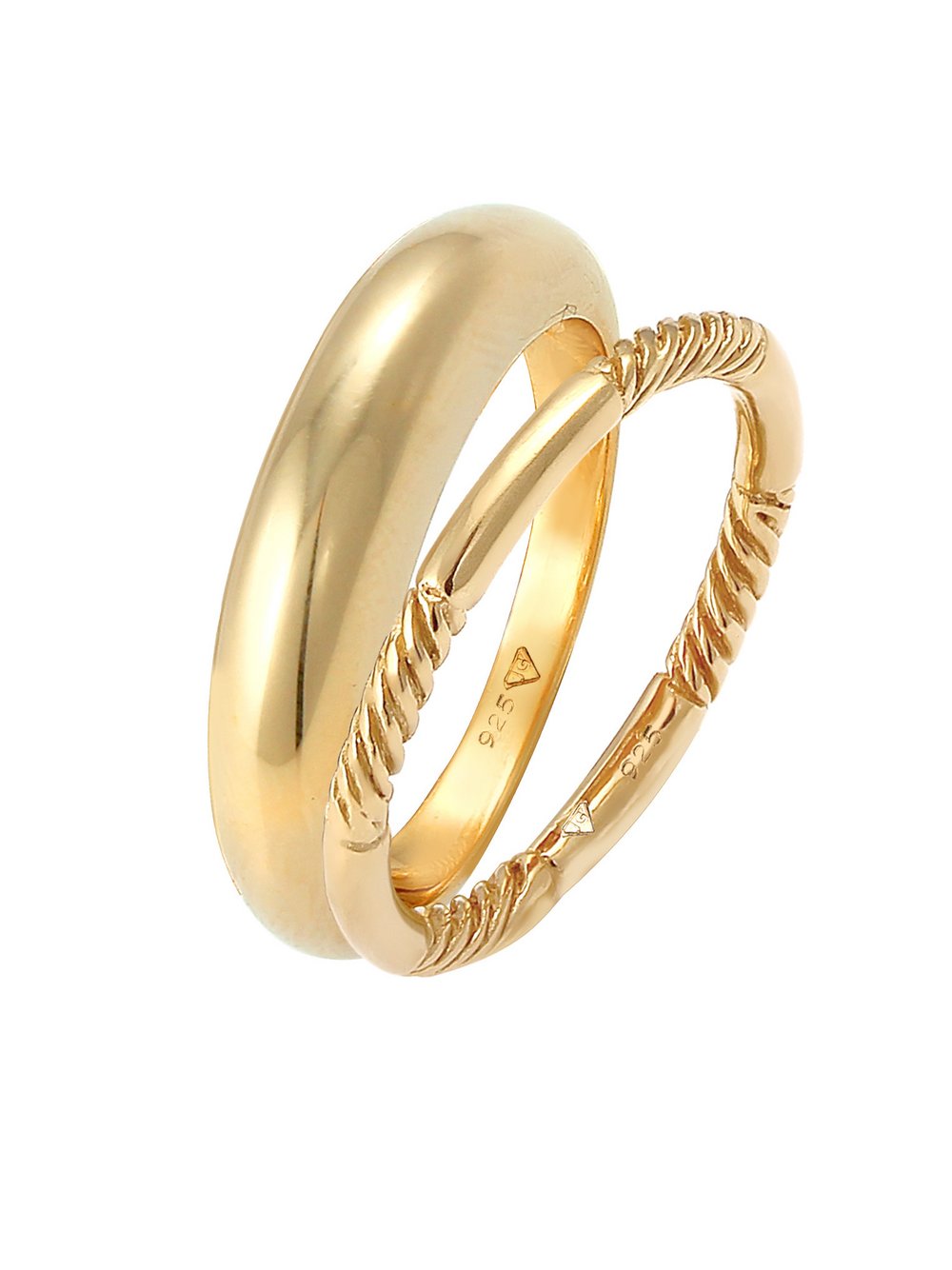 Elli Ring Damen Sterlingsilber gold, 56