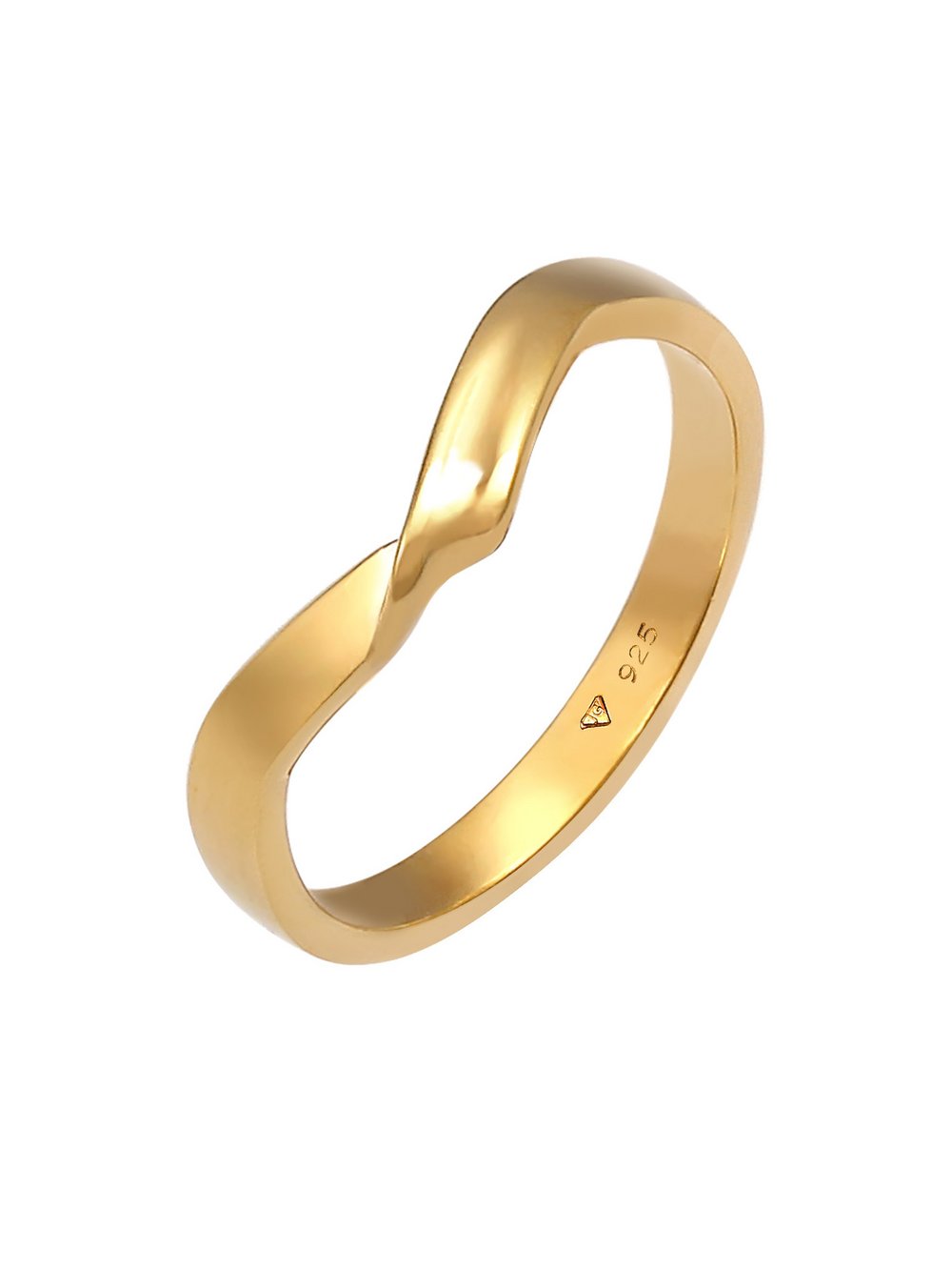 Elli Ring Damen Sterlingsilber gold, 54