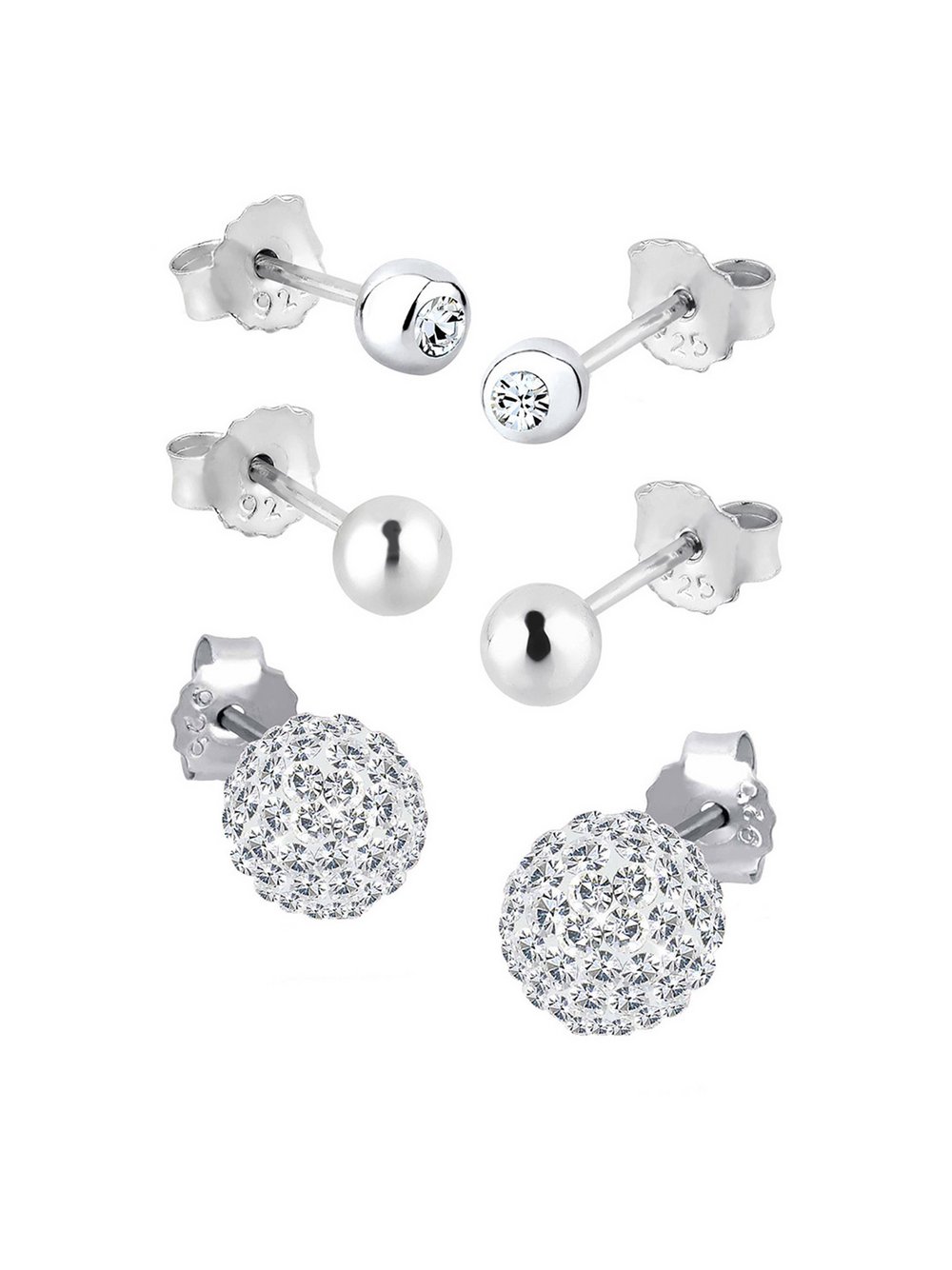 Thumbnail - Elli Ohrringe Damen Sterlingsilber silber, ONE SIZE