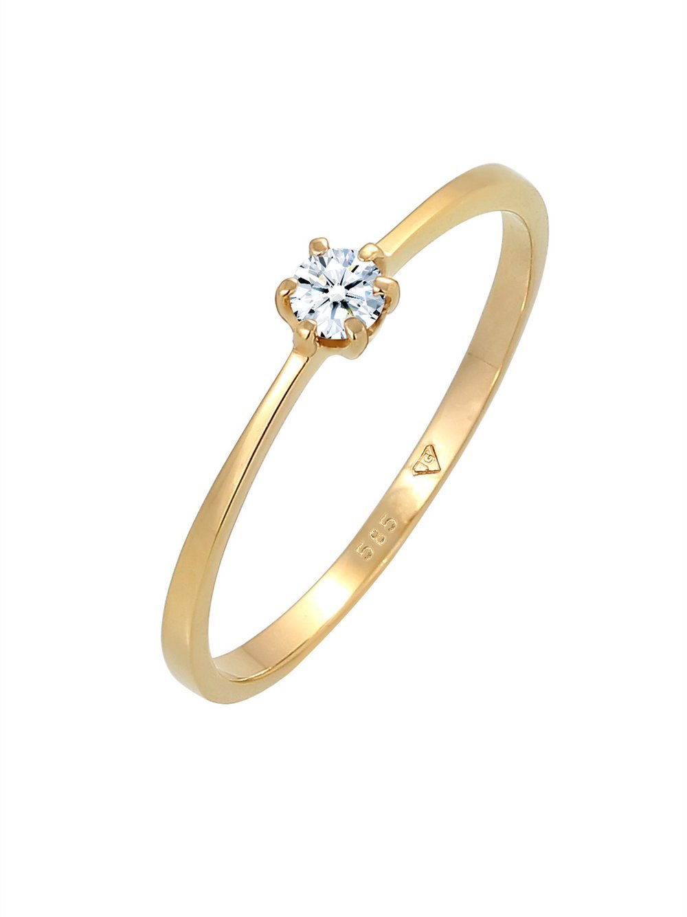 Elli Diamonds Ring Damen Gelbgold silber, 52