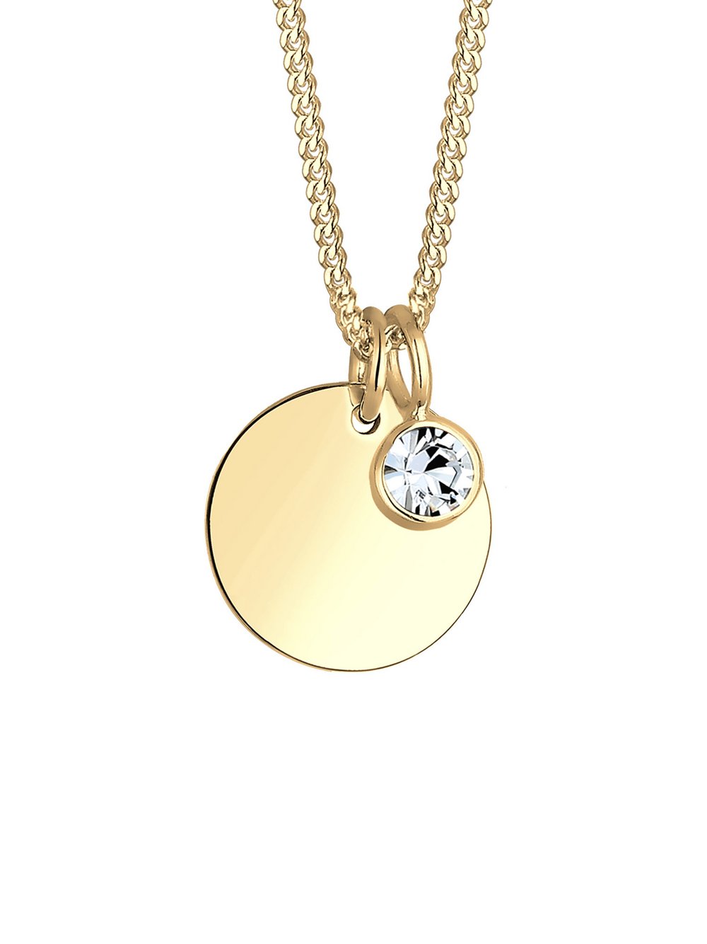 Elli Halskette Damen Sterlingsilber gold, 45