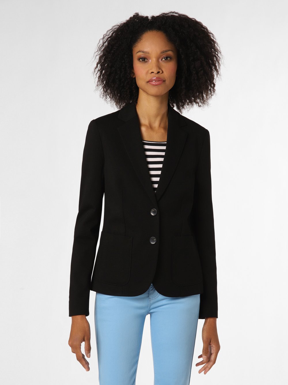 BOSS Blazer Damen Viskose schwarz, 34