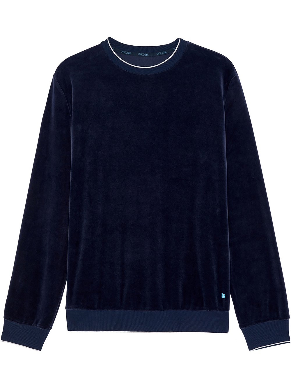 HOM Sweatshirt  Herren Jersey blau, L