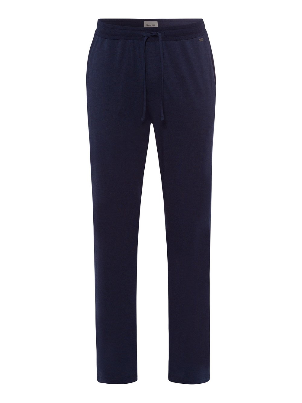 VAN GRAAF Hanro Herren Marine Pyjamahose Jersey Blau, Mittel
