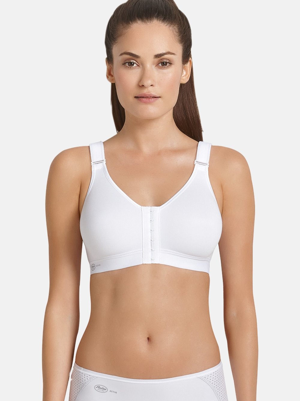 Anita Sport BH mit Vorderverschluss frontline open Damen weiß, 95D