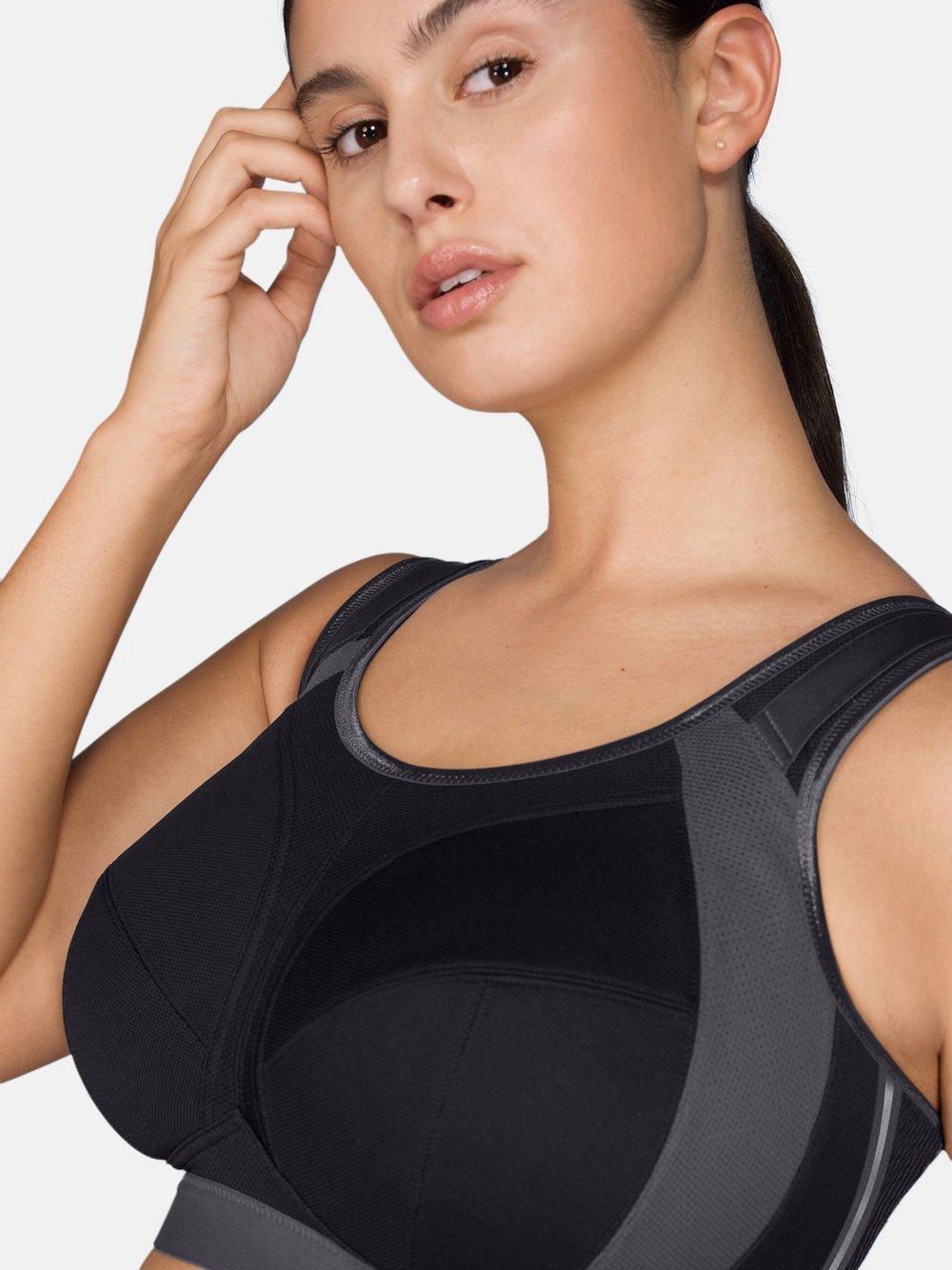 Anita Sport BH extreme control plus Damen schwarz, 75F