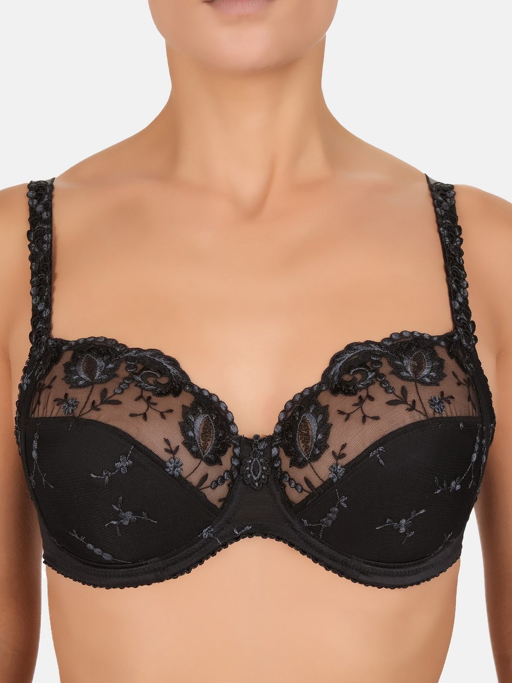 Conturelle Bügel-BH Provence Damen schwarz, 70G