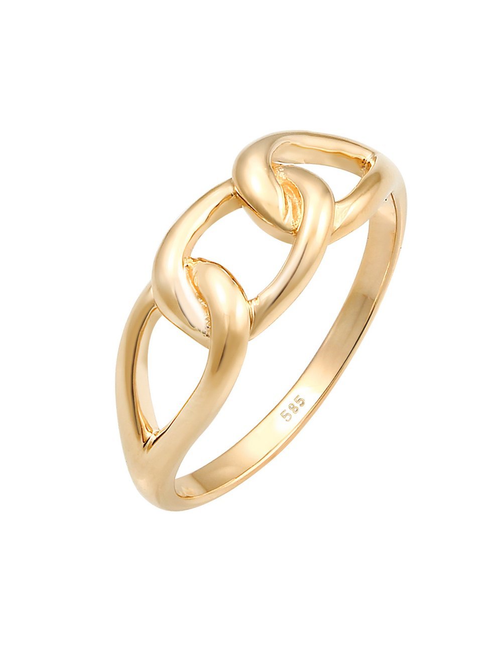 Elli PREMIUM Ring Damen Gelbgold gold, 56