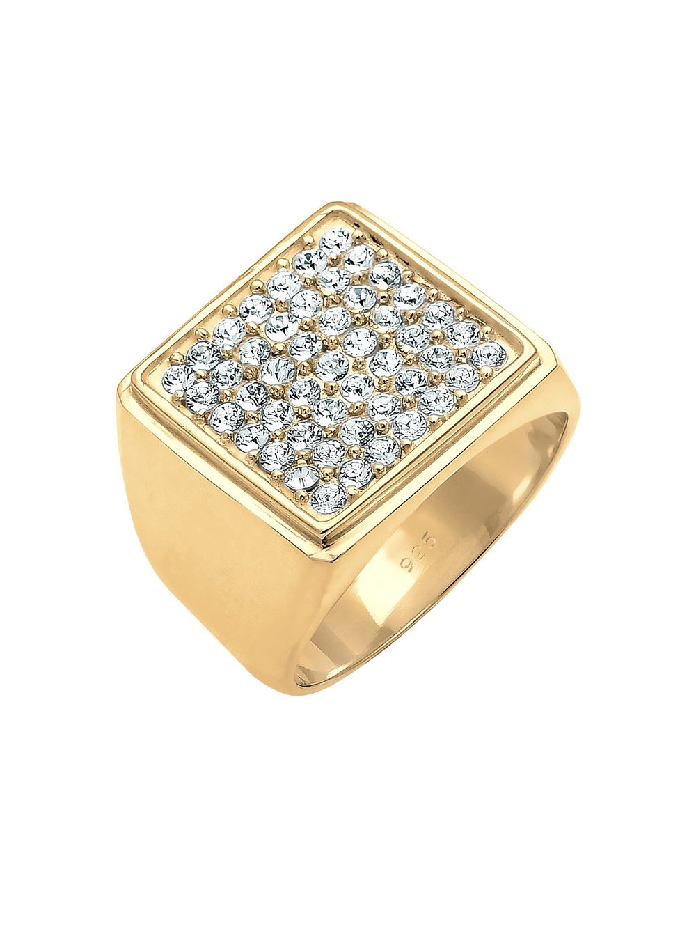 Elli PREMIUM Ring Damen Sterlingsilber gold, 56