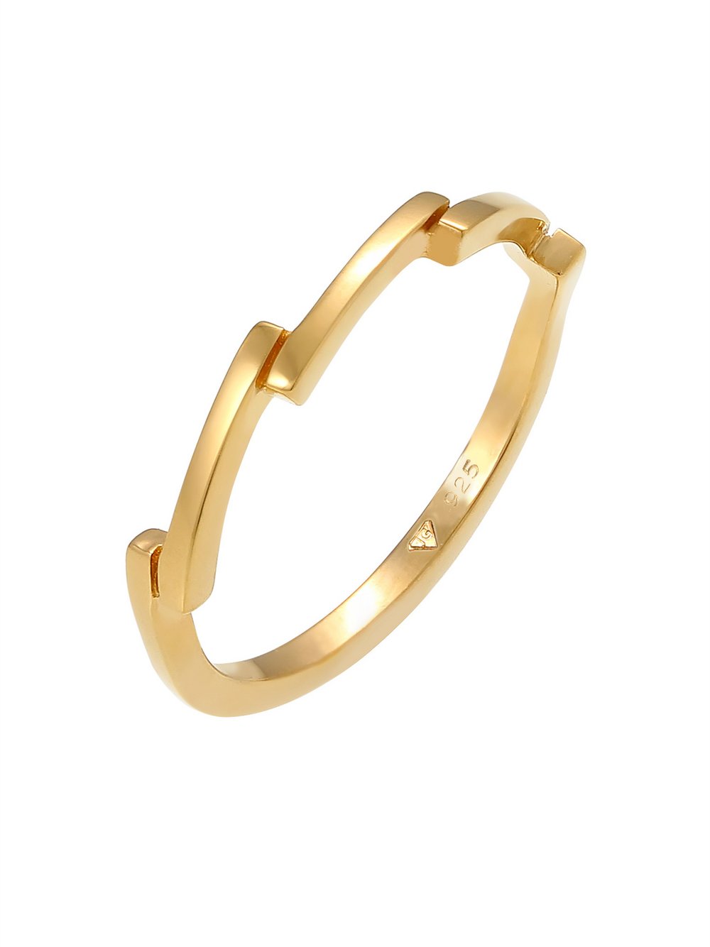 Elli Ring Damen Sterlingsilber gold, 54