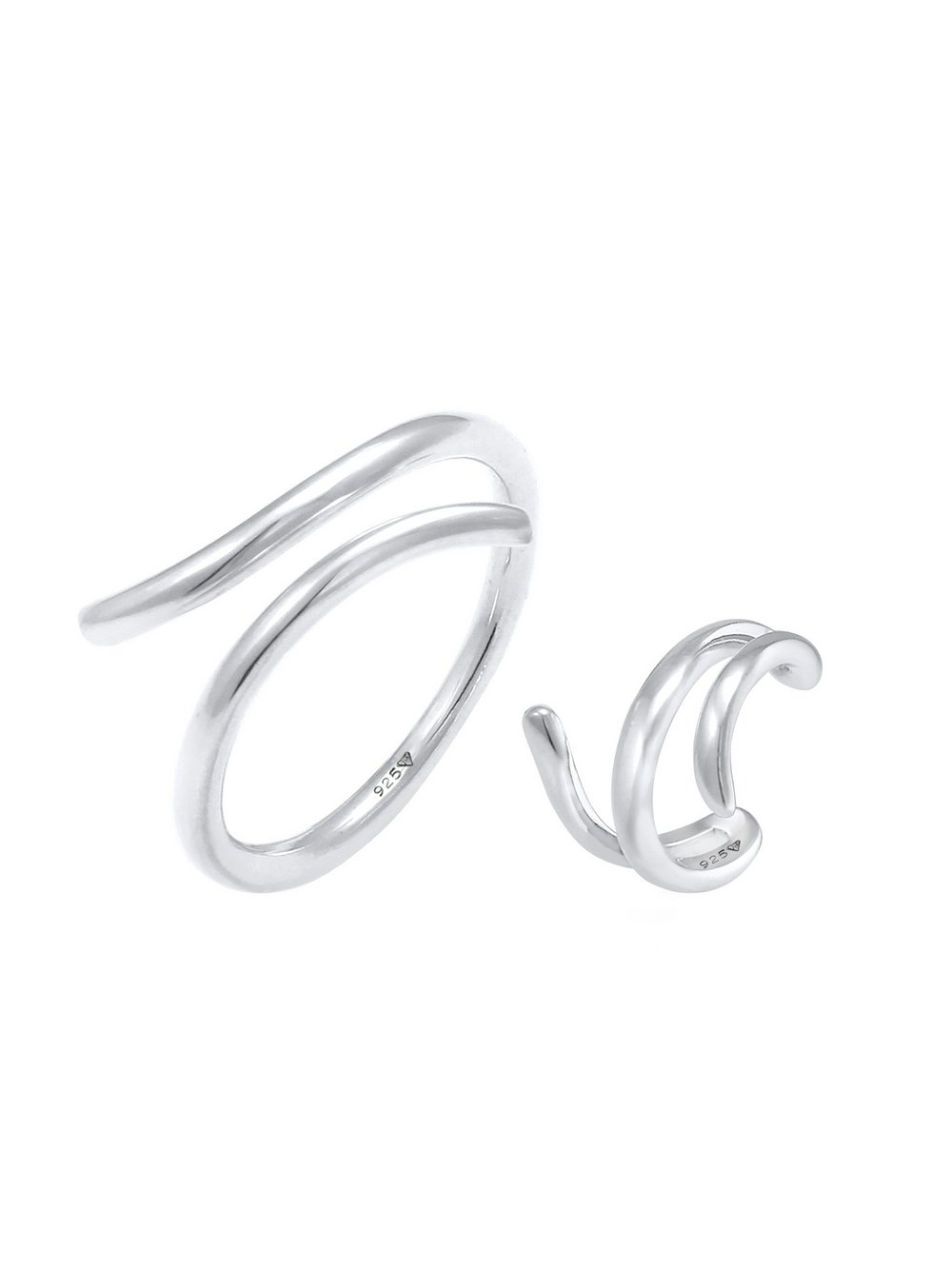 Elli Schmuckset Damen Sterlingsilber silber, 54