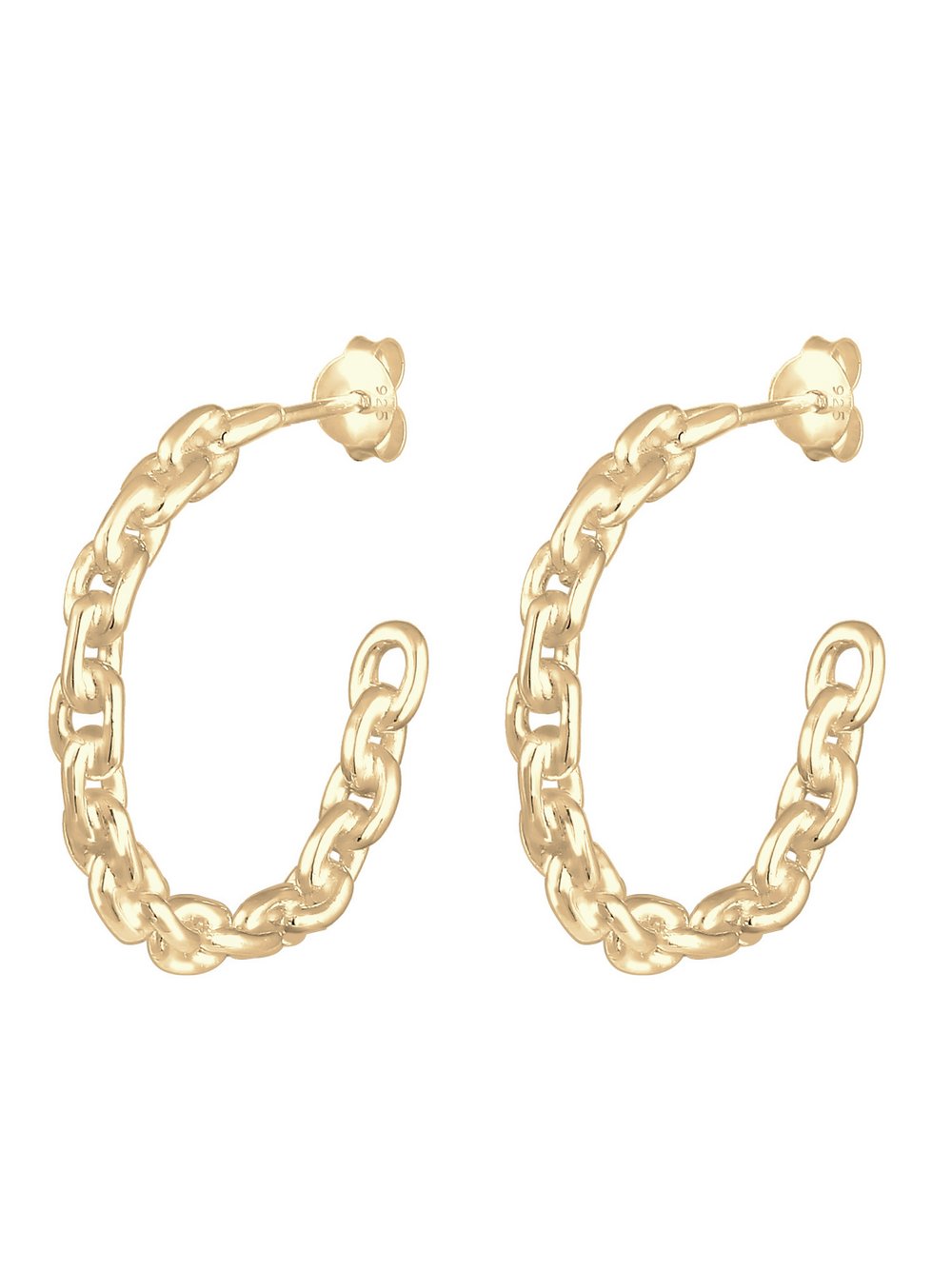 Thumbnail - Elli Ohrringe Damen Sterlingsilber gold, 27