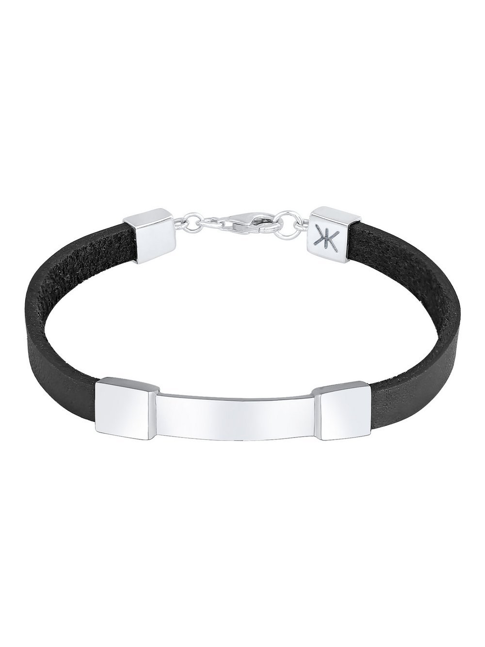 KUZZOI Armband Herren Sterlingsilber silber, 21