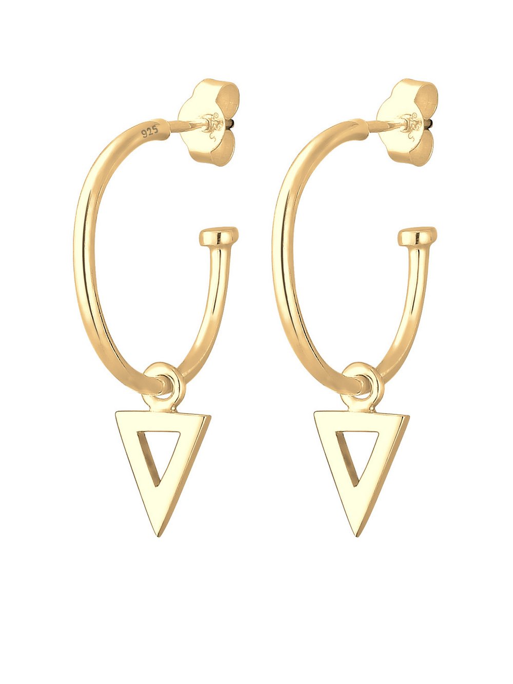 Elli Ohrringe Damen Sterlingsilber gold, 9