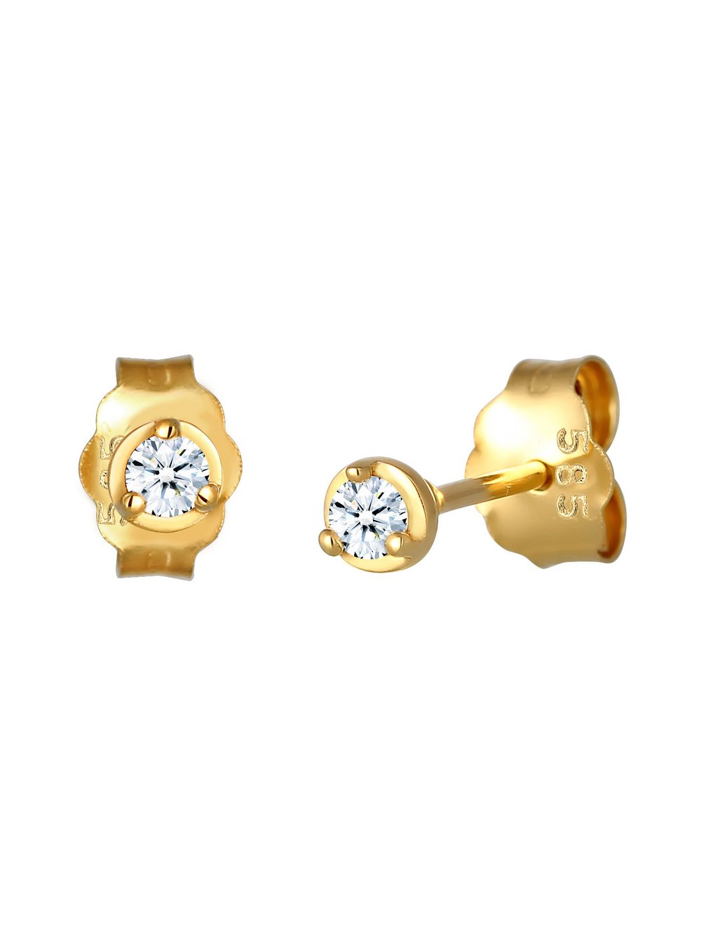 Elli Diamonds Ohrringe Damen Gelbgold gold, ONE SIZE