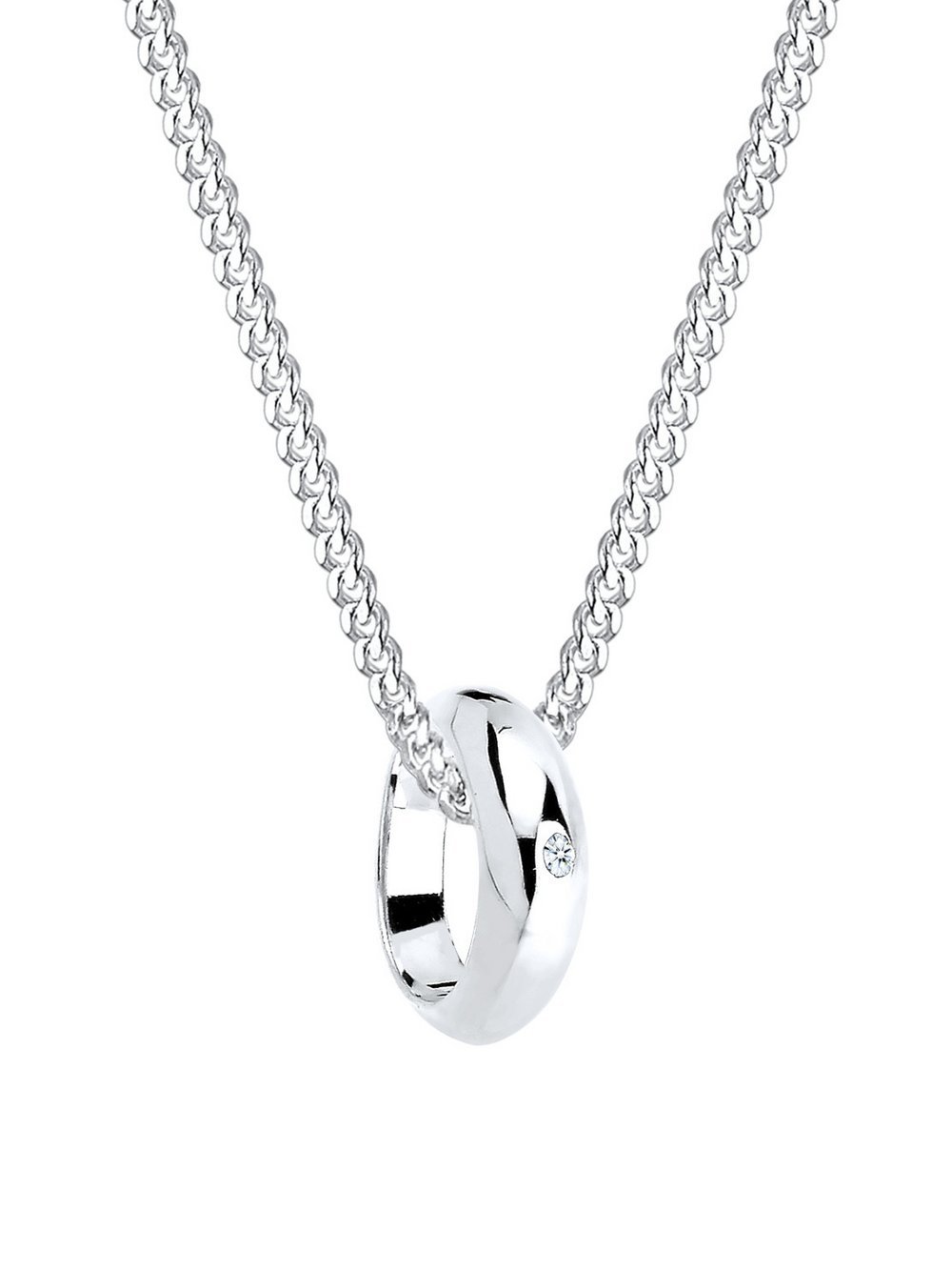 Elli Diamonds Halskette Damen Sterlingsilber silber, 45