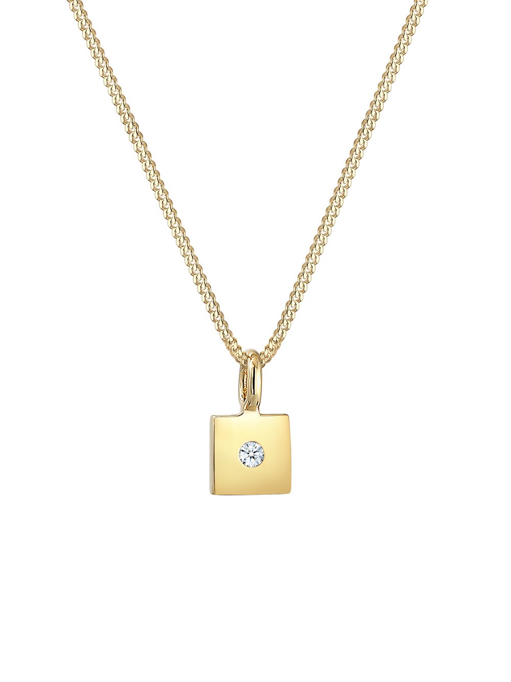 Elli Diamonds Halskette Damen Gelbgold gold, 45