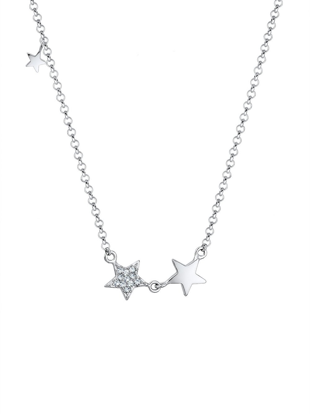 Thumbnail - Elli Halskette Damen Sterlingsilber silber, 45