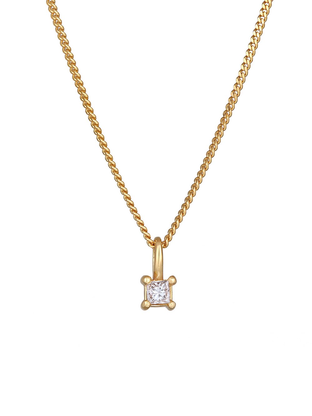 Elli Diamonds Halskette Damen Sterlingsilber gold, 40