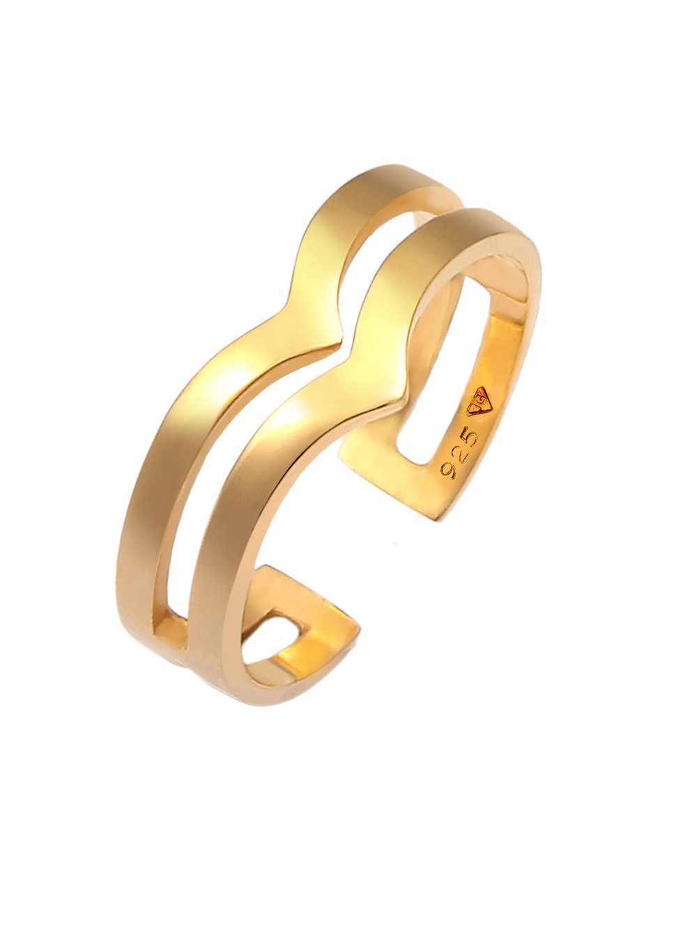 Elli Ring Damen Sterlingsilber gold, 54