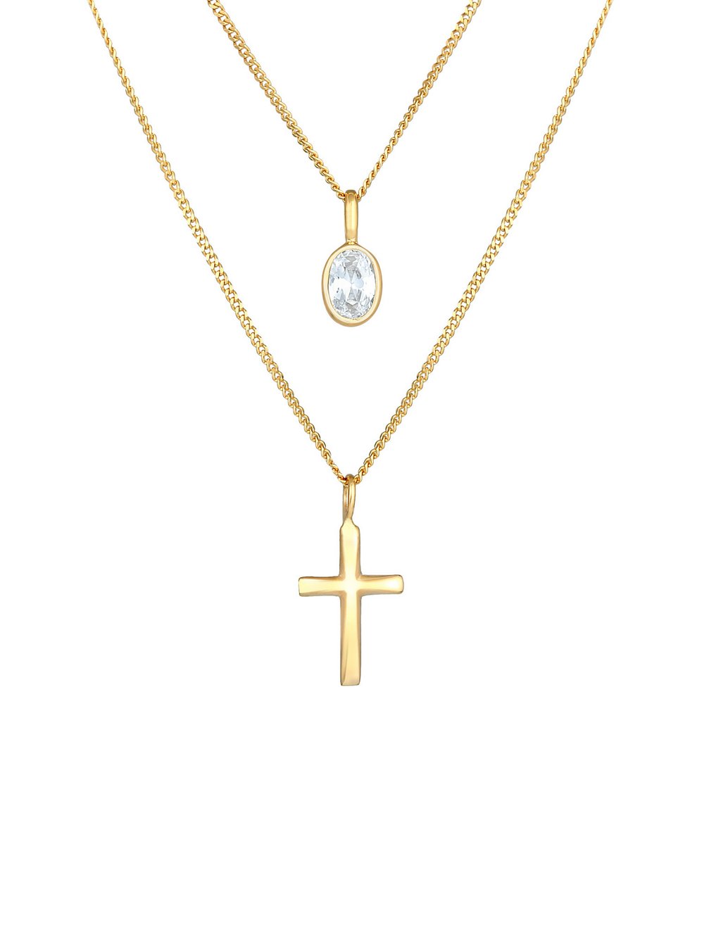Thumbnail - Elli Halskette Damen Sterlingsilber gold, 40