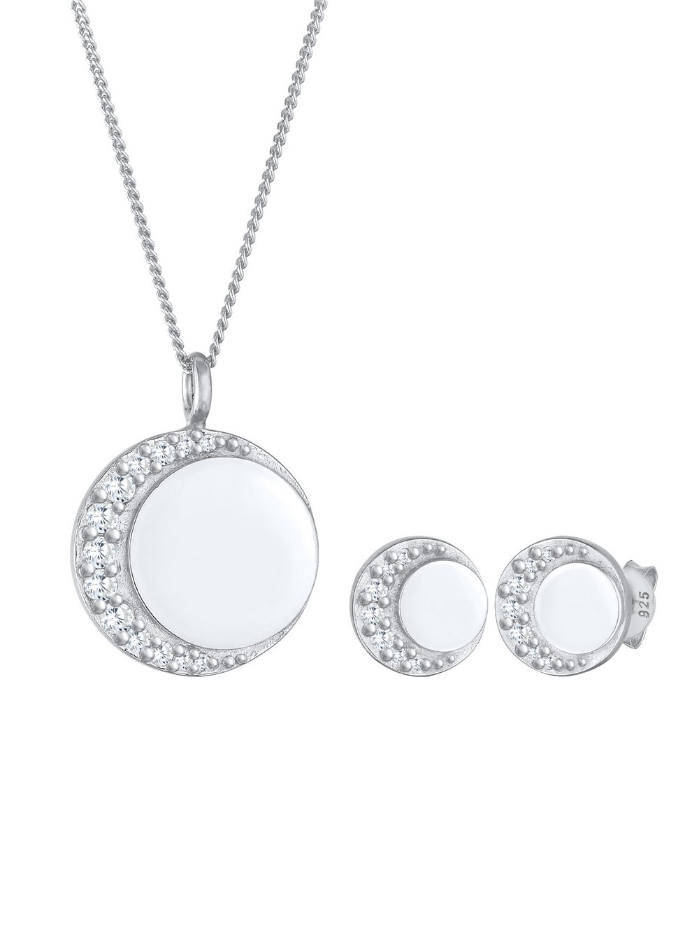 Thumbnail - Nenalina Schmuckset Damen Sterlingsilber silber, 45