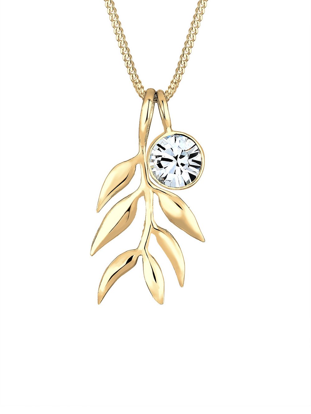 Thumbnail - Elli Halskette Damen Sterlingsilber gold, 45