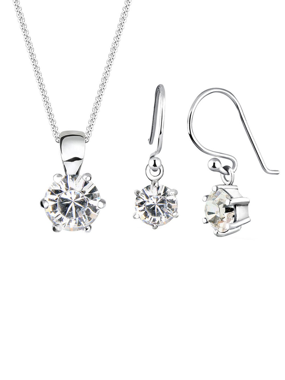 Elli Schmuckset Damen Sterlingsilber silber, 45