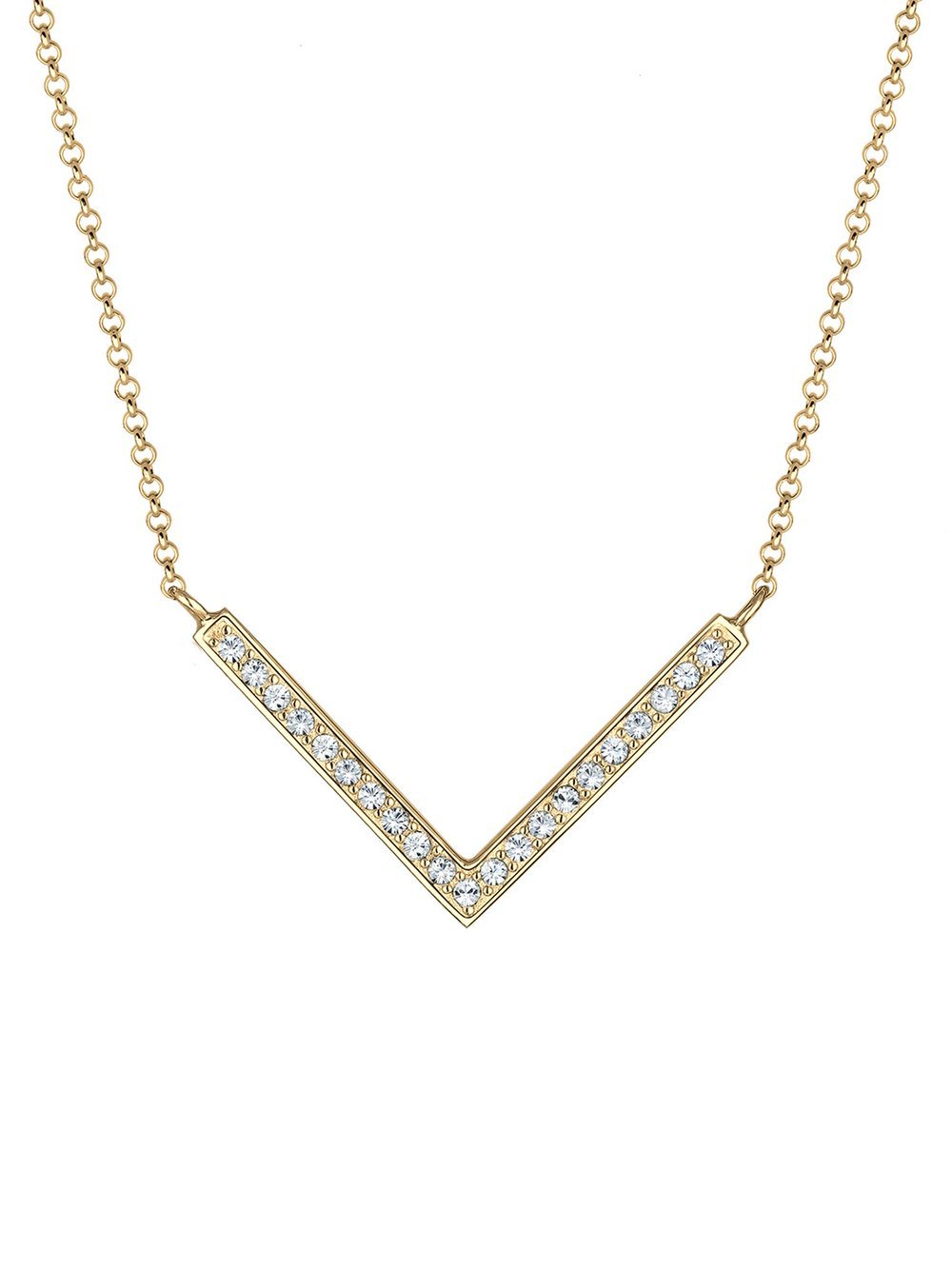 Elli Halskette Damen Sterlingsilber gold, 45