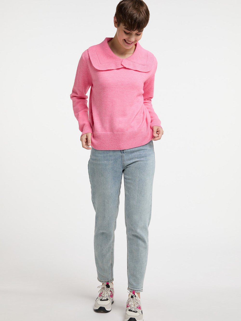 MyMo Strickpullover Damen pink, M/L