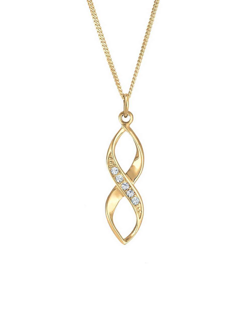 Elli Halskette Damen Sterlingsilber gold, 45