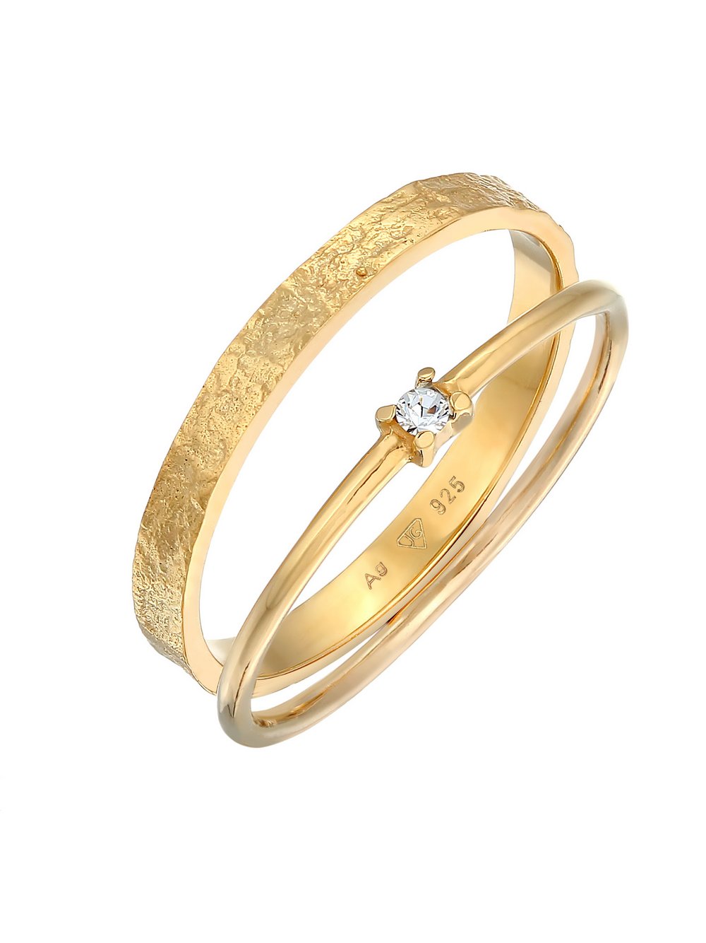 Elli Ring Damen Sterlingsilber gold, 58