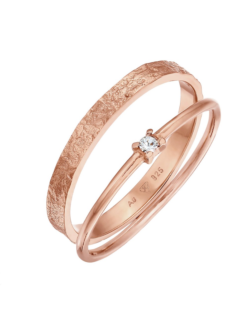 Elli Ring Damen Sterlingsilber gold, 58