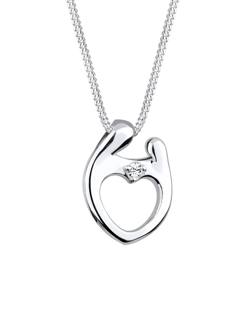 Thumbnail - Elli Halskette Damen Sterlingsilber silber, 45