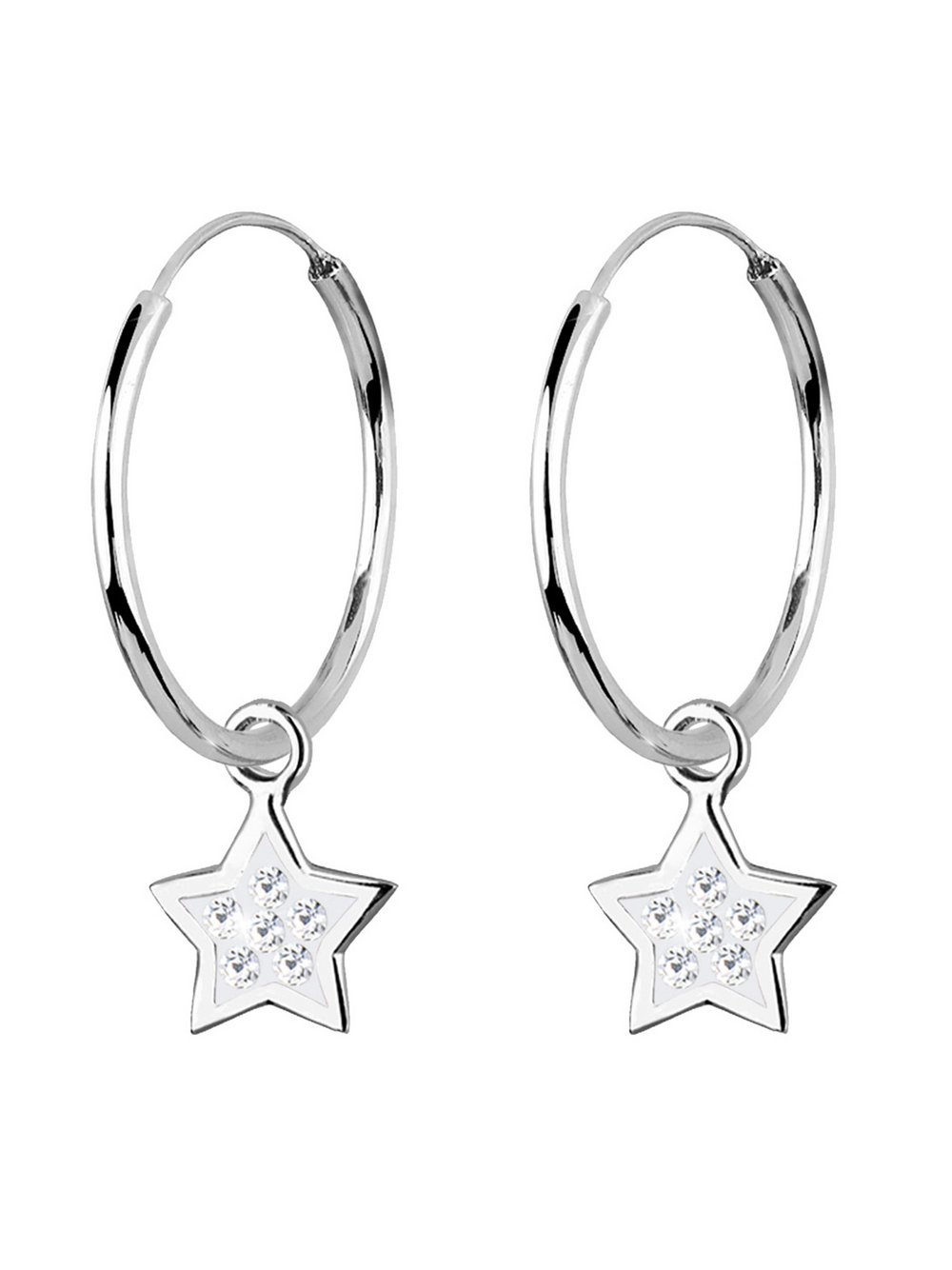 Elli Ohrringe Damen Sterlingsilber silber, ONE SIZE