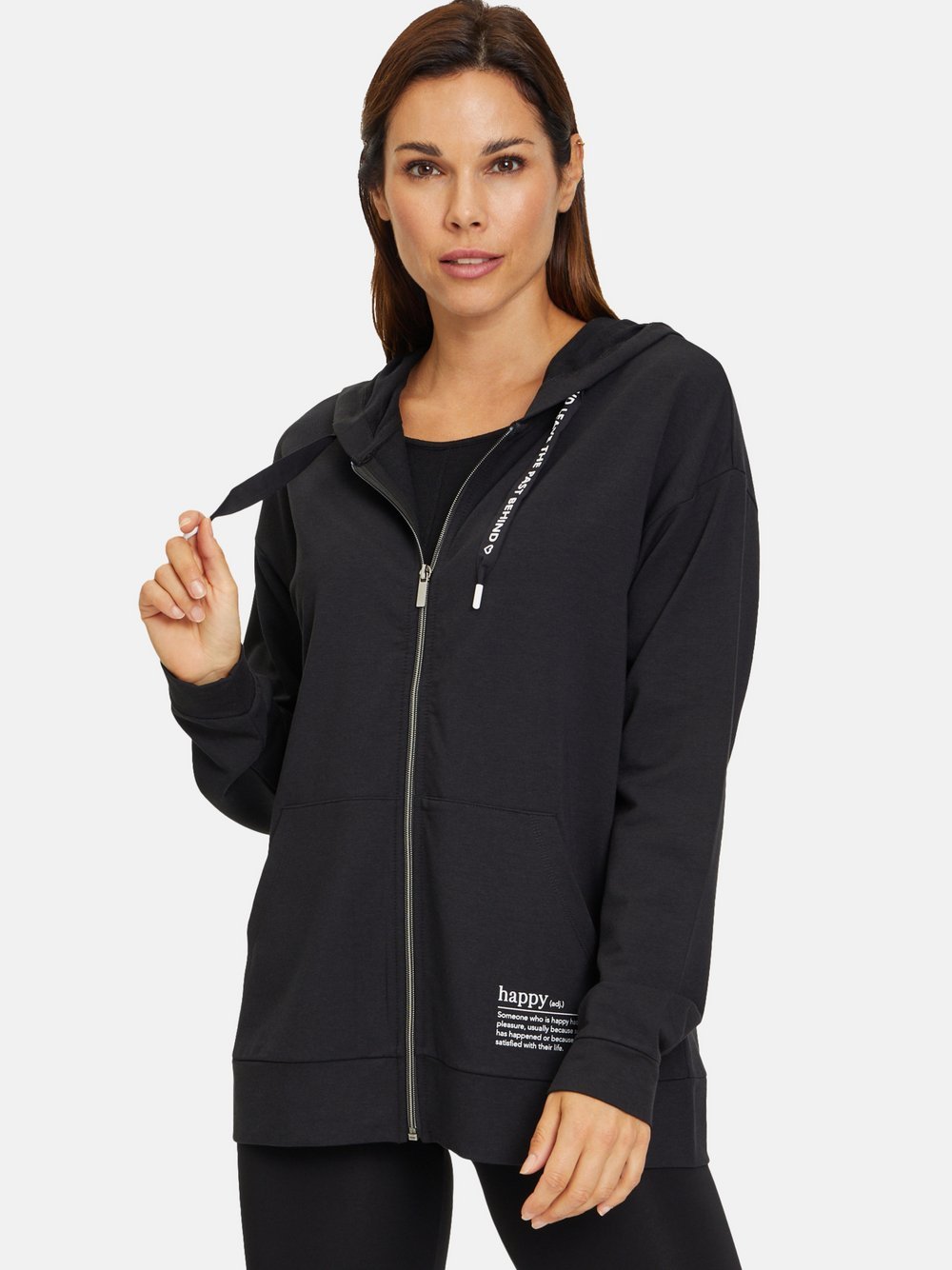 Betty Barclay Sweatjacke Damen Viskose schwarz, S