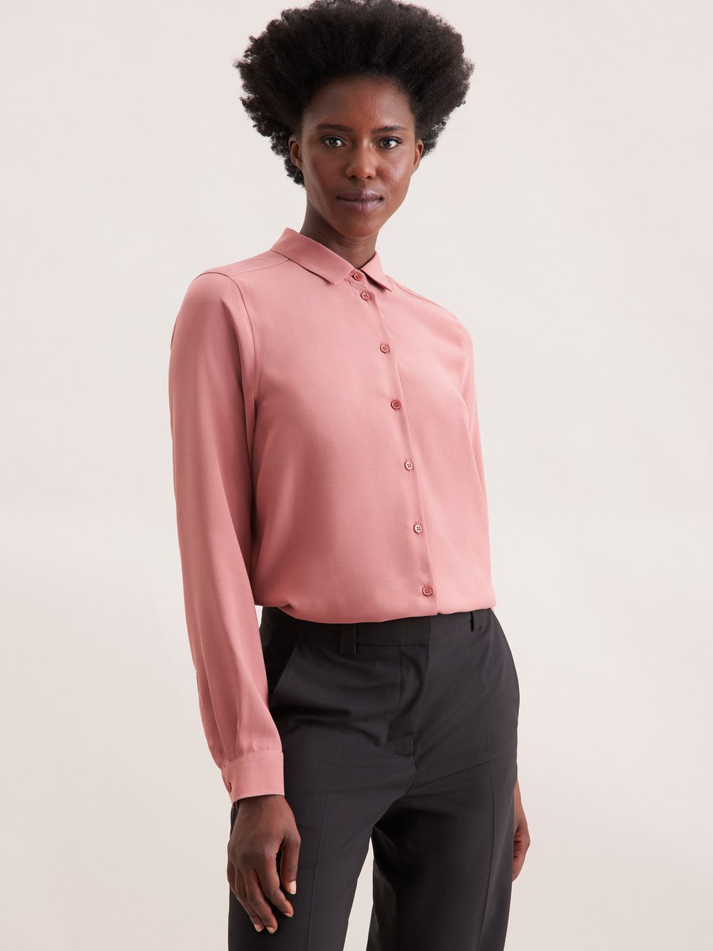 Seidensticker Hemdbluse Damen Viskose rosa, 42