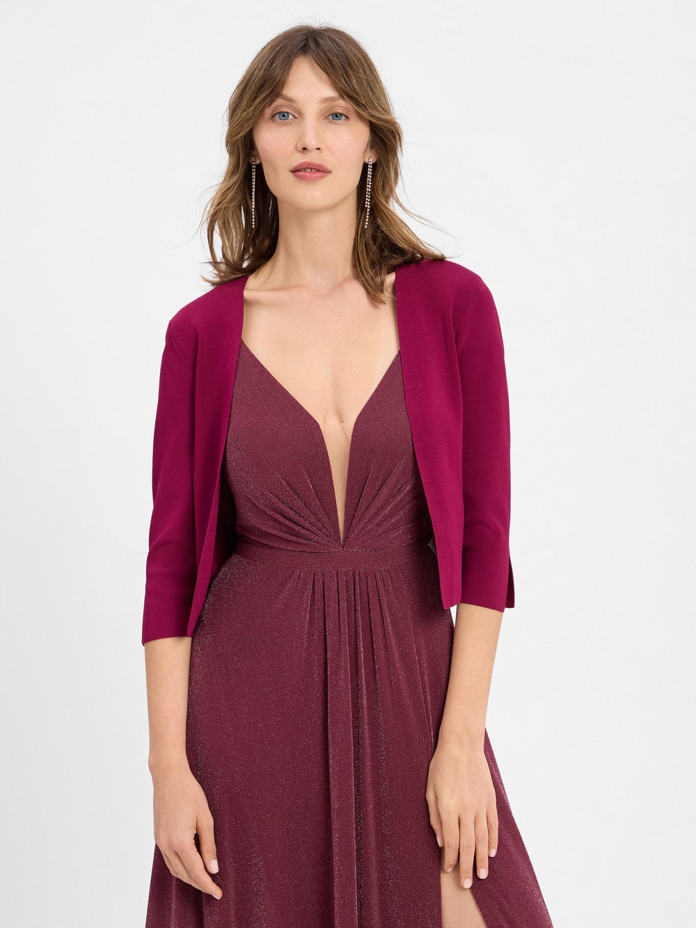 Vera Mont Bolero Damen lila, L