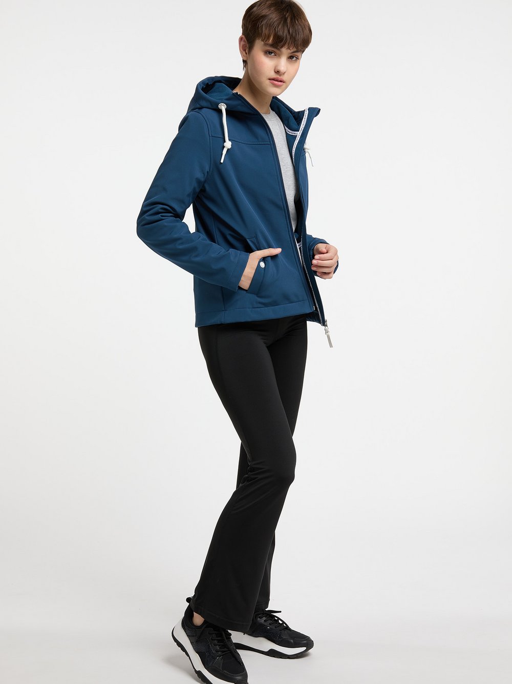 MyMo Softshelljacke Damen blau, L