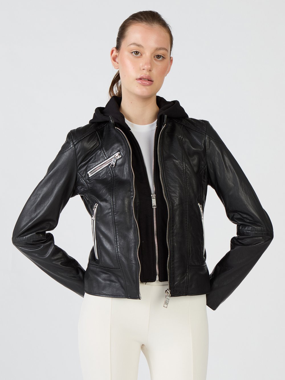 Thumbnail - Maze Lederjacke Damen mehrfarbig, M