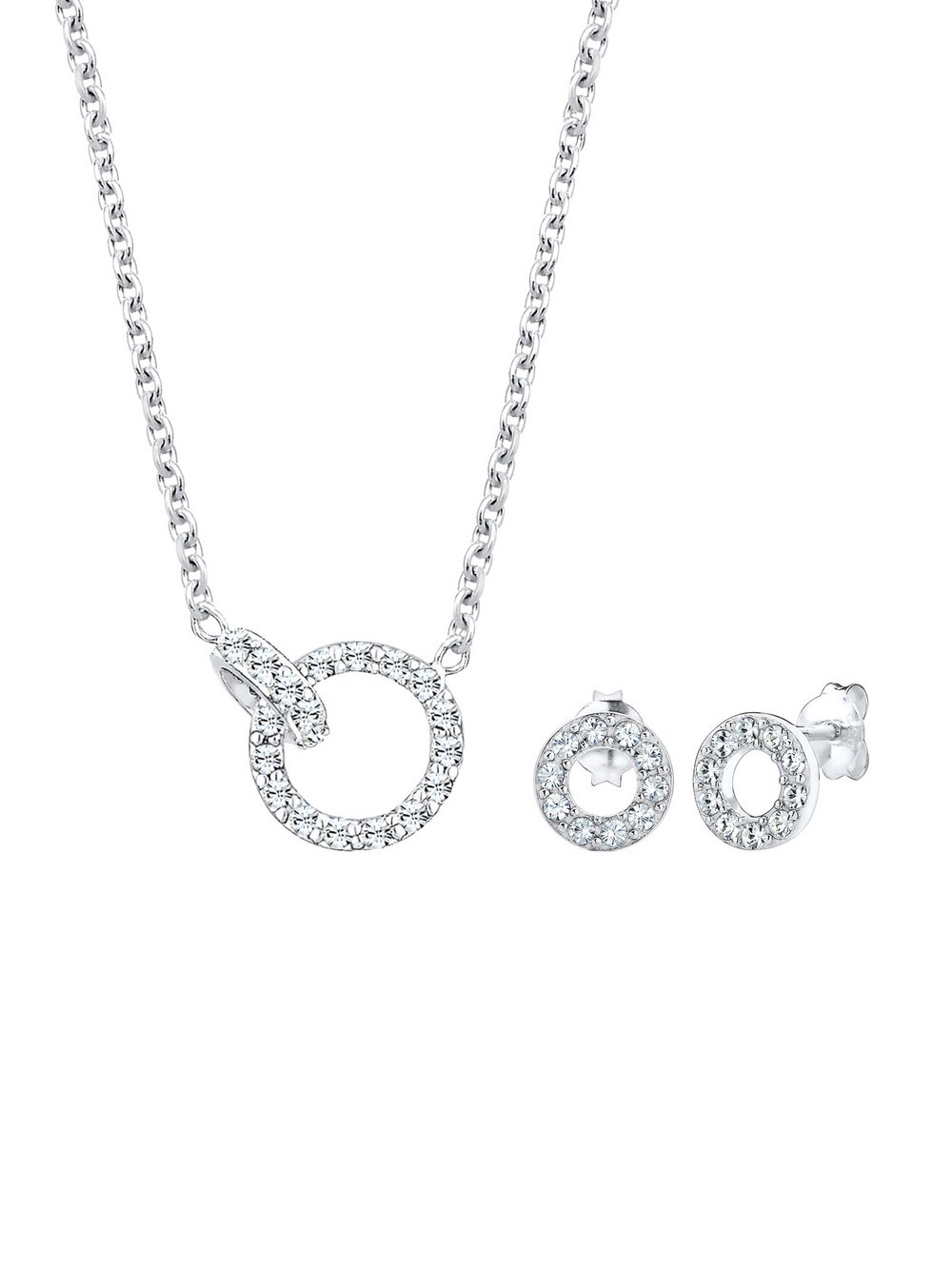 Elli Schmuckset Damen Sterlingsilber silber, 45