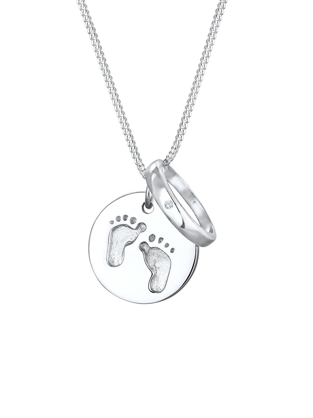 Elli Halskette Damen Sterlingsilber silber, 36