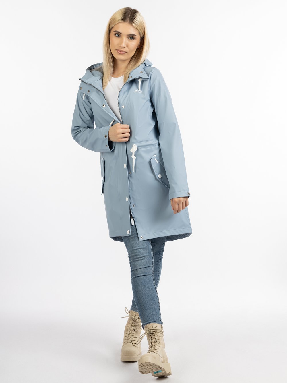 ICEBOUND Regenmantel Damen blau, XXL