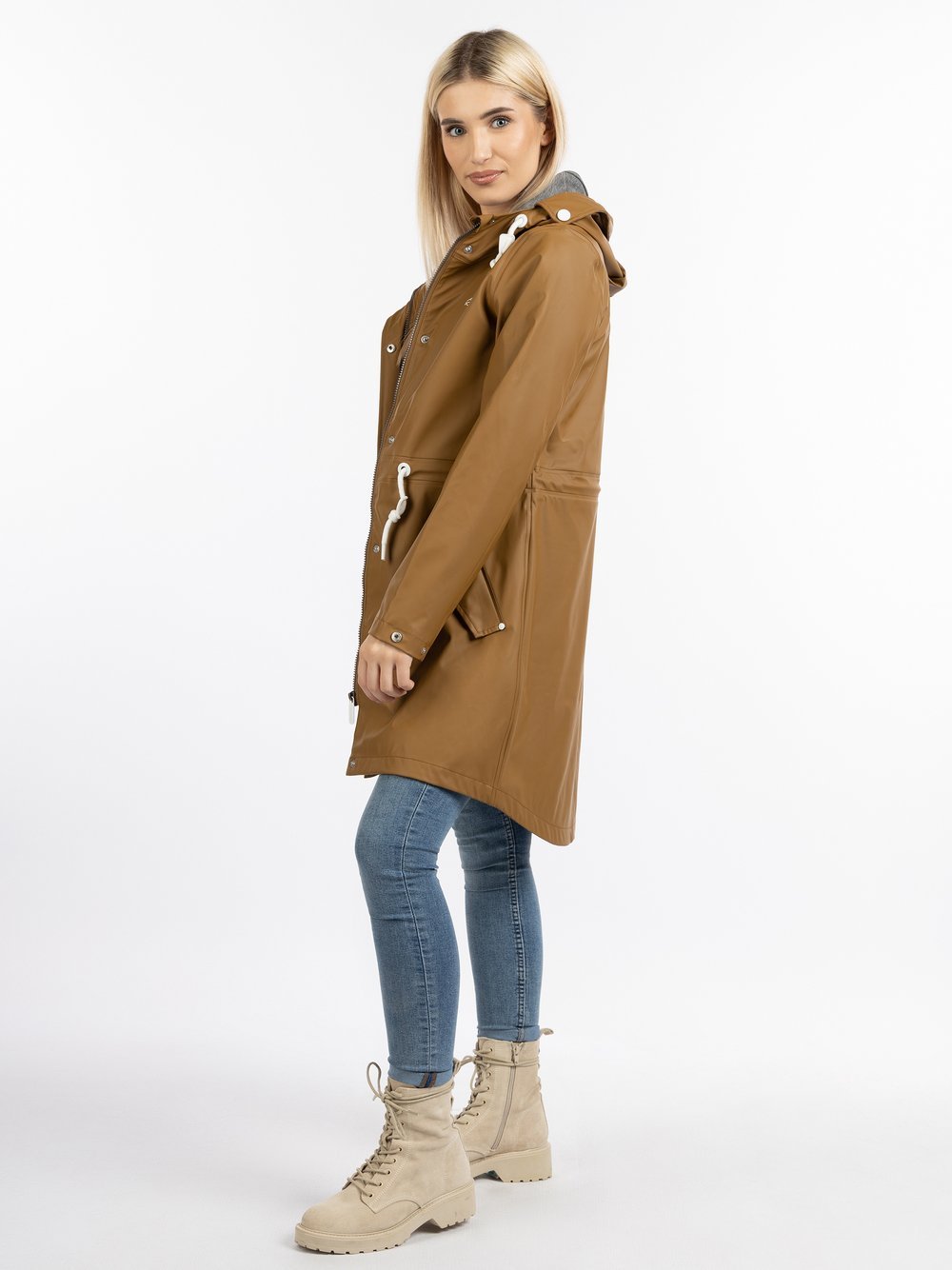 ICEBOUND Regenmantel Damen beige, XS