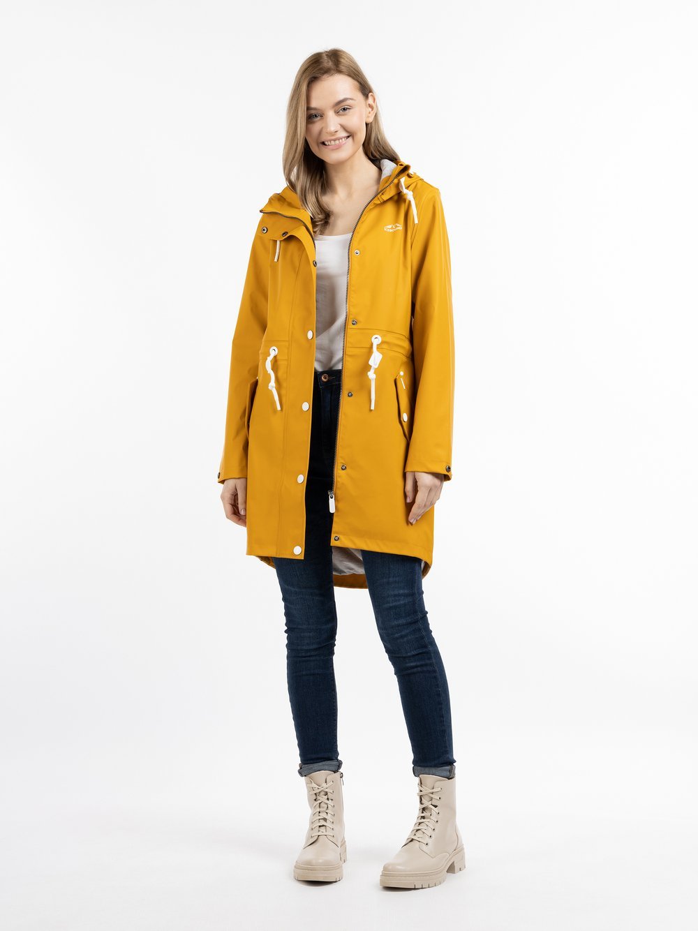 ICEBOUND Regenmantel Damen gelb, XL