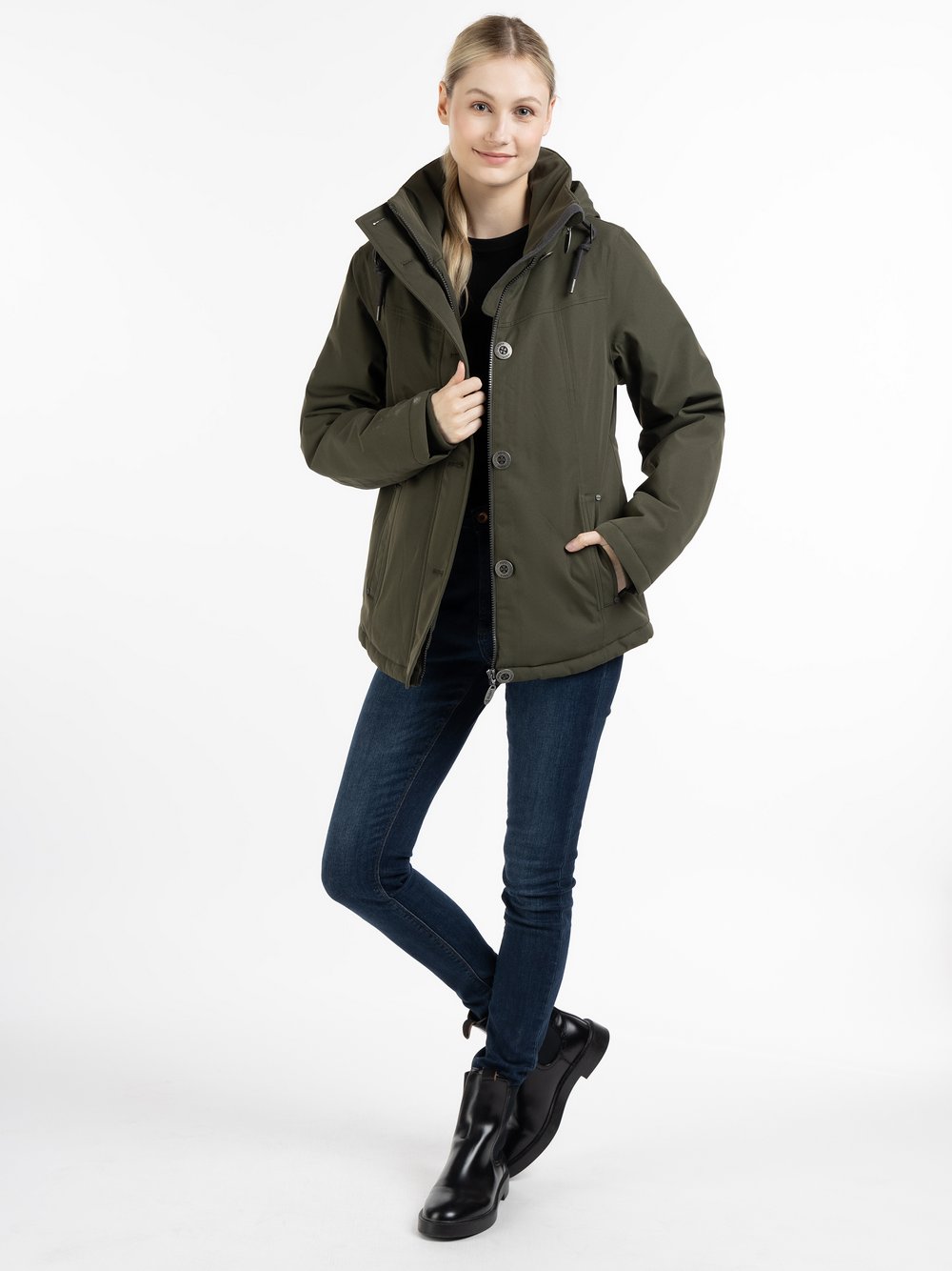 Usha Winterjacke Damen grün, M