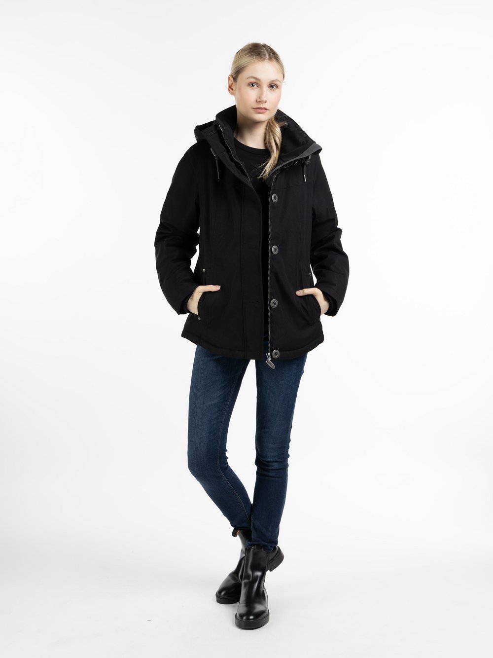 Usha Winterjacke Damen schwarz, M